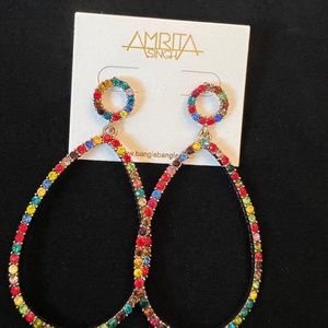 Never work. Amrita Singh earrings